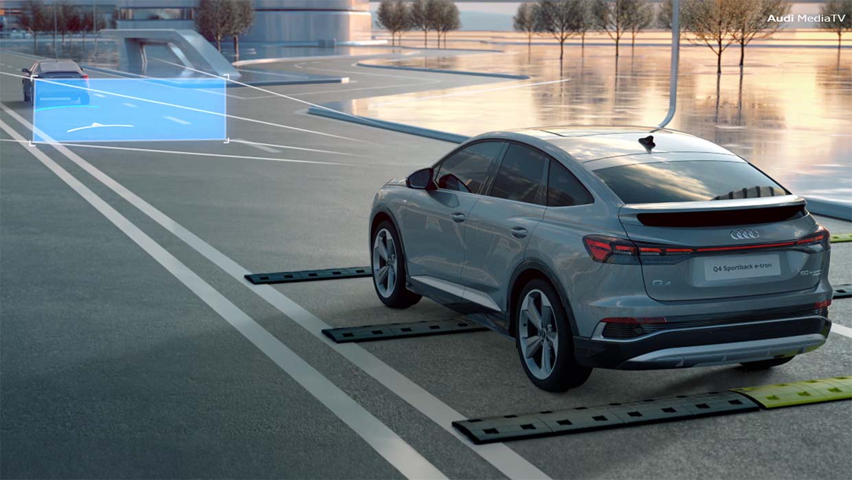 Audi Q4 Sportback e-tron – Augmented Reality Head-Up-Display